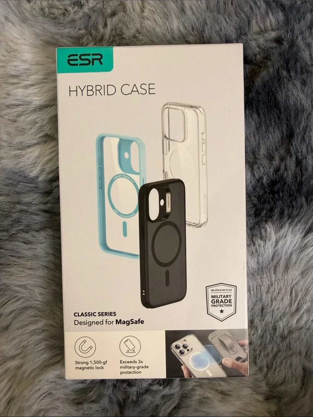 iPhone 16 plus Hybrid Case for MagSafe - Black